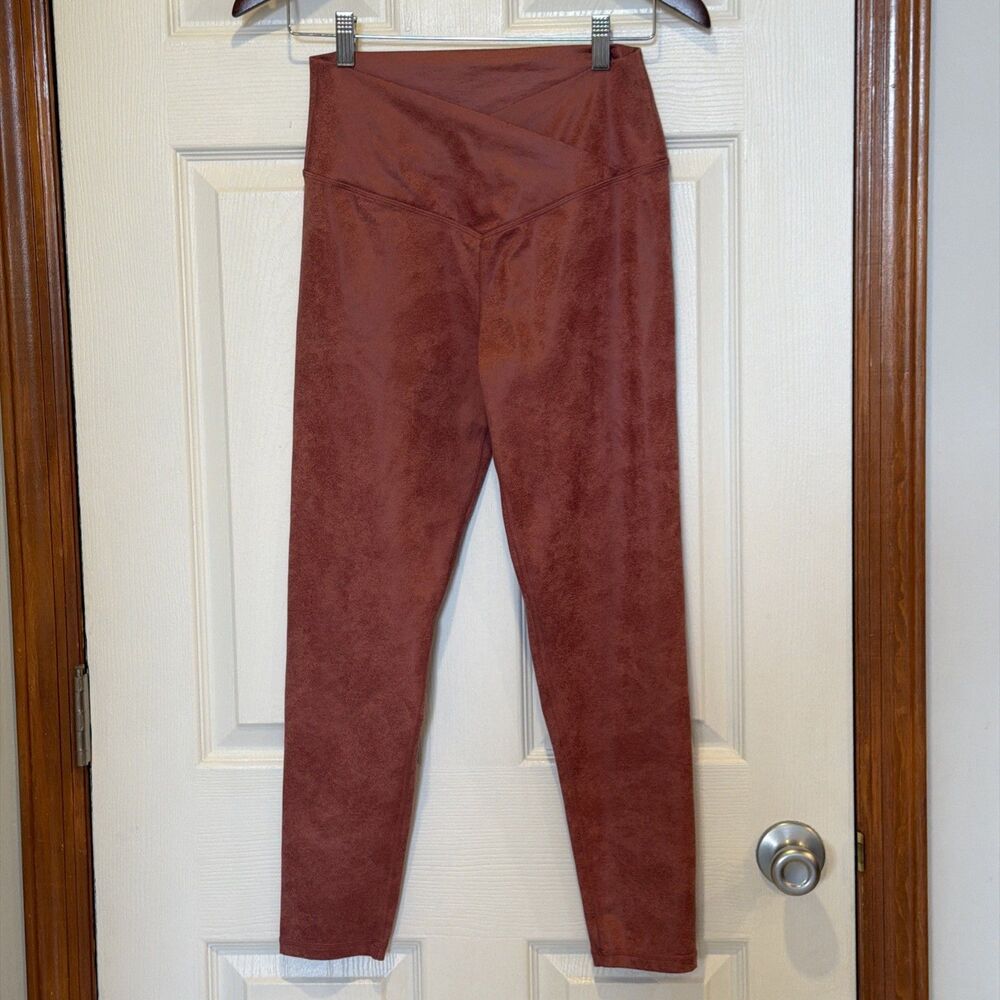 Offline By Aerie Women High Rise Faux Leather Leggings  L/G